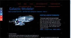 Desktop Screenshot of galacticmodeler.com